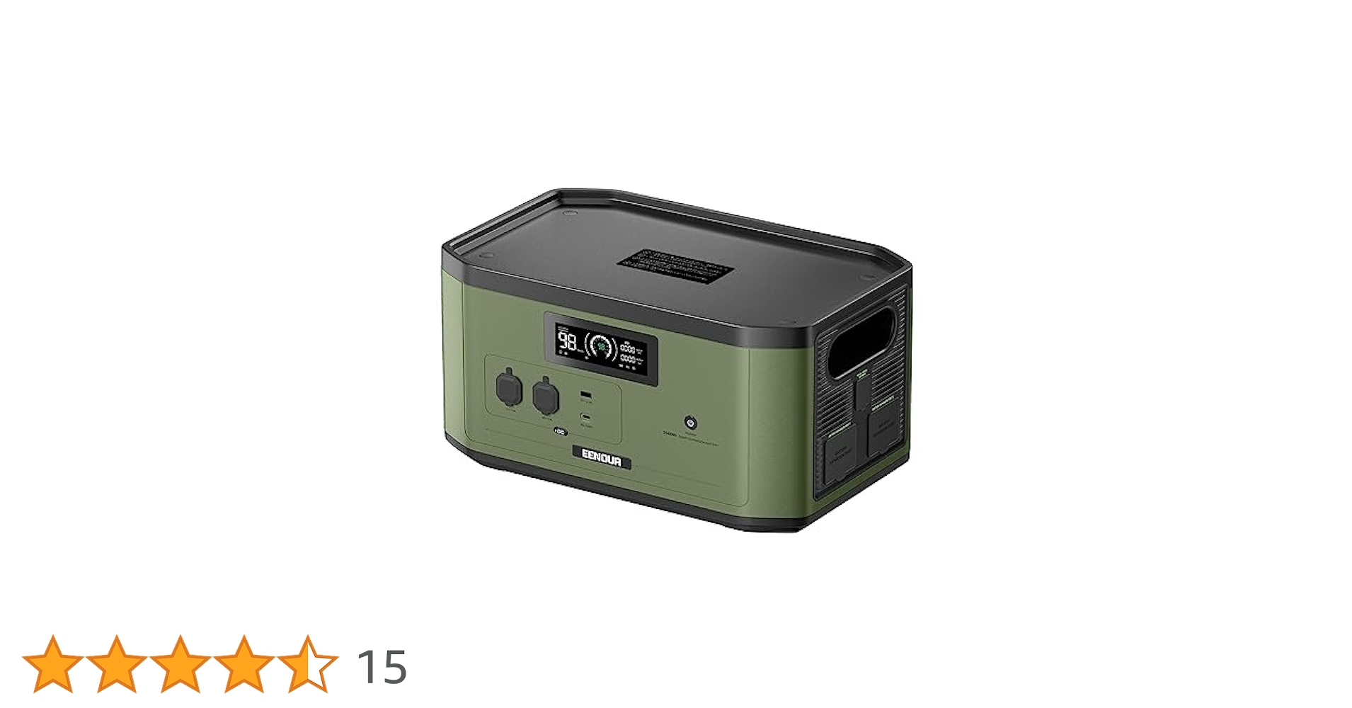 新品 EENOURエクストラバッテリーX2000大容量2048Wh/640000 Amazon.co.jp: EENOUR エクストラバッテリー X2000 大容量